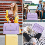 Travel Duffel Bags for Women with Shoe Compartment, Weekender Overnight Bag with Wet Pocket & Toiletry Bag, Carry On Personal Item Bag, Travel Tote Gym Bag, Hospital Bags for Labor and Delivery