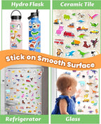 Walenced Reusable Sticker Book for Toddlers, Stickers for Kids, Toddler Sticker Book, Toddler Craft Activities, Toddler Travel Toys Boy Girl Birthday Gifts