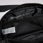 Pander Two Way Zipper Fanny Pack Nylon Everywhere Belt Bag for Women, Water Repellent Waist Packs, Crossbody Bags with Adjustable Strap (White).