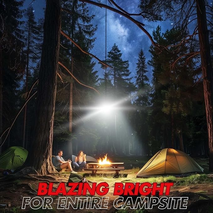 Gen 2 Pro 3000LM UFO Camping Lantern Rechargeable, Portable Tent Light, 200h Runtime, Waterproof for Camping, Canopy, Vendor, Emergency, Outage