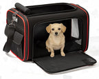 EliteField Soft-Sided Pet Carrier (3-Year Warranty, Airline Approved), Foldable Travel Bag with Removable Fleece Bed for Dogs, Cats & Small Pets, Scratch-Resistant Mesh