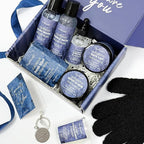 Father's Day Gift 12Pcs Men's Birthday Gift Ideas Ocean-Scented Bath Spa Set - Skin Care Gift Kit for Him, Ideal Men Gifts for Christmas, Self-Care PEARLWORLD