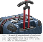 Traveler's Choice Maxporter II Polycarbonate Hardside Trunk with Spinner Wheels, Navy, 28-Inch Medium Trunk