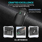 Case Compatible with Anker Prime 27,650mah Power Bank 250w, Laptop Phone Computer Battery Chargers Travel Carrying Holder for Portable Charger Fast Charging &USB Cables, Adapters (Bag Only)