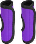 PATIKIL Luggage Handle Wrap for Suitcase, 2 Pcs Bright Color Neoprene Comfort Soft Handle Covers Luggage Identifiers for Bag Suitcase Tags Wraps Travel Accessories, Purple