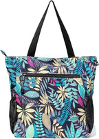 Original Floral Water Resistant Large Tote Bag Shoulder Bag for Gym Beach Travel Daily Bags Upgraded