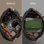 tomtoc Electronics Organizer Travel Case, Water Resistant Travel Bag Cable Organizer for Essentials, Tech Pouch Accessories Carry Storage for Cord, Phone, Cables, Airpods, USB Flash Drive, Daily Items