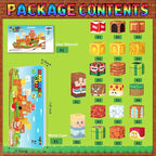 Mini Magnetic Building Blocks Travel Set with Case, 45pcs Travel Magnetic Toys with Portable Box for Kids, STEM Educational Sensory Toys, Classroom Must Have, Learning Gift for Toddlers, Boys & Girls