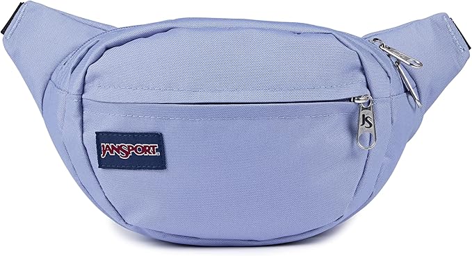 JanSport Fifth Avenue Fanny Pack Crossbody Bags for Women, Men - Stylish, Durable Waist Bag with Adjustable Belt, Main Zippered Pocket, Quick Stash Pocket - Travel Essentials - Black