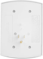 Cable Matters 2-Pack 3 Sided 6 Outlet Splitter Grounded Outlet Extender Wall Tap