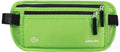 RFID Blocking Money Belt - Passport Holder & Travel Wallet, Slim Hidden Fanny Packs for Women Men - Green