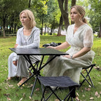 HASIKA Heavy Duty Camping Table- Foldable,Large Size, Ultralight Camping Side Table for Outdoor, Beach, Tailgating, Picnic, Grilling