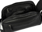 10" Premium Leather Toiletry Travel Pouch With Waterproof Lining | King-Size Handcrafted Vintage Dopp kit By Aaron Leather Goods (Jade Black)