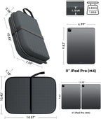 WISIMMALL Gel Seat Cushion, Portable Travel Cushion for Long Sitting, Thick & Foldable, 14.5" x 10.5" Large Size Chair Seat Cushion for Office Chair Car Wheelchair, Relief Sciatica Coccyx Pain