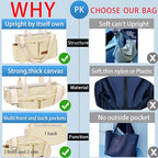 ZHMO Canvas Tote Bag for Women,Women's Bags Crossbody Bags Work Laptop Tote Bag Large Handbags Purse for Travel Nurse Teacher