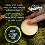 Murphy's Naturals Mosquito Repellent Balm for Outdoor Patio, Hiking, Camping, Plant-Based Cedarwood, Lemongrass & Rosemary, 2oz, 2-Pack