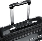 DELSEY PARIS Helium Aero Hardside Expandable Luggage with Spinner Wheels, Black, 2-Piece Set (21/24)