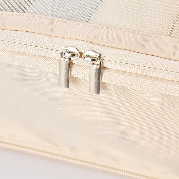 Vandel Space-Saving Compression Packing Cubes for Women with Hanging Toiletry Bag, Laundry Bag, Compressible Carry On Suit Case Organizer Luggage Packing Cubes for Travel Compression Organizer Bags