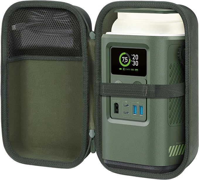 Lebakort Storage Case Compatible with Anker 548 Power Bank Power Station 60,000mAh and PowerCore Reserve 192Wh (Green Case Only)