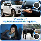 Mini GPS Tracker for Vehicles (Universally for Android & iOS), Hidden Car Location Tracker w/Magnetic Case, Item Finder for Google Find Hub & iOS Find My No Monthly Fees, Black