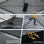 Naturehike Mongar Backpacking Tent, 3 Season Ultralight Lightweight Double Layer Free Standing Tents for Camping Hiking Cycling