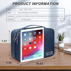 SELLYFELLY Electronic Bag Travel Cable Accessories Bag Waterproof Double Layer Electronics Organizer Portable Storage Case for Cable, Cord, Charger, Phone, Adapter, Power Bank, Kindle, Hard Drives