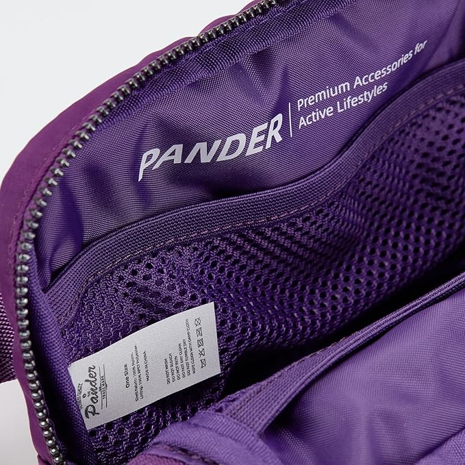 Pander Cross Body Fanny Pack for Women, Fashion Waist Packs, Crossbody Bags, Belt Bag with Adjustable Strap (Dahlia).