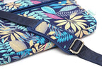 kayond Forest Series Bule Patten Waterproof Laptop Shoulder Messenger Bag Case Sleeve for 12 Inch 13.3 Inch Laptop