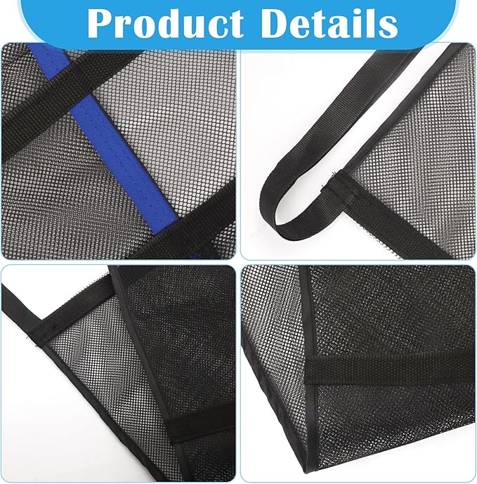 Trampoline Shoe Holder 2pcs, Trampoline Accessories for Item Storage,Shoes Organizer Case 3 Pouch (Black Shoes Bag 2PCS)