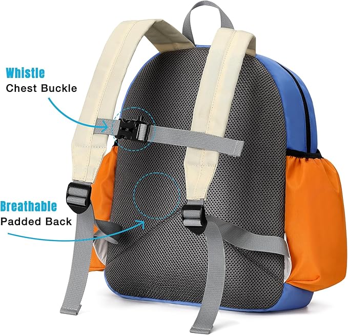 STEAMEDBUN Toddler Backpack for Boys 2-4: Kids Backpack Boys Girls - Preschool Kindergarten Daycare Backpacks - 12 inch