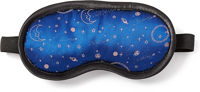 Earth Therapeutics Dream Zone Sleep Mask – Comfortable & Versatile – Soft & Plush Cushioning for Peaceful Slumber – Elastic Strap Adjusting