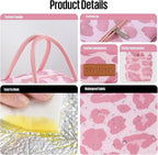 douyadady Lunch Bag Women/Men Lunch Box Women/Men (pink leopard)