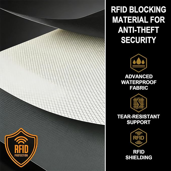 Neck Wallet with RFID Blocking - Hidden Travel Passport Holder Pouch | Concealed Under Clothing, Anti-Theft Security | Adjustable & Lightweight for Vacation, Airports