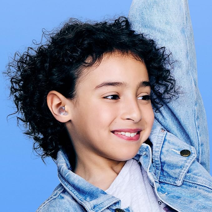 Loop Engage Kids 2 Ear Plugs (6-12yrs) – Reusable Everyday Noise Relief for Kids | Kids Earplugs for Focus, Anxiety, Stress, School, Home, Playtime – 16 dB Noise Reduction Ear Plugs