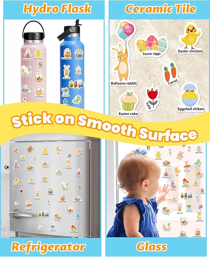 Walenced Reusable Sticker Book for Toddlers, Stickers for Kids, Toddler Sticker Book, Toddler Craft Activities, Toddler Travel Toys Boy Girl Birthday Gifts