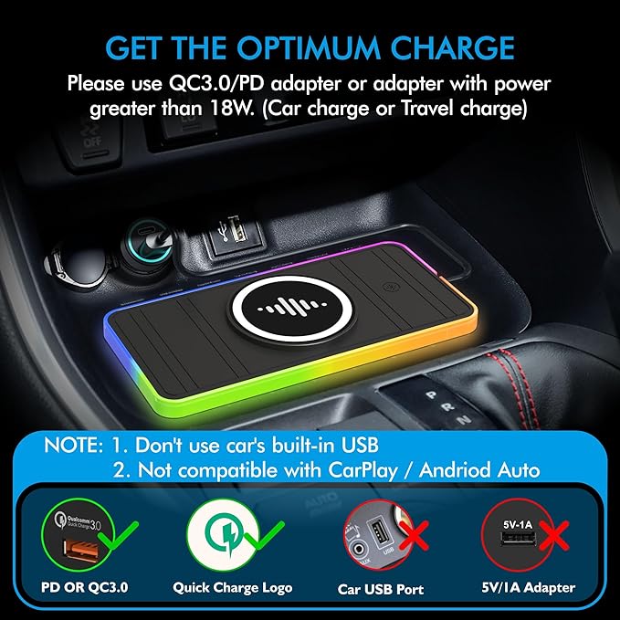 Magnetic Wireless Charger for iPhone 17/16/15/14/13/12 Series, Fast Wireless Charging Pad with Extension Cable, Portable Mag Safe Compatible Charger for Car, Desk & Travel, USB Magnetic Phone Charger