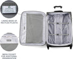Travelpro Maxlite 5 Softside Expandable Luggage with 4 Spinner Wheels, Lightweight Suitcase, Men and Women, Shadow Grey, 2-Piece Set (21/25)