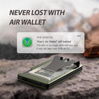 Wallet With Tracker,Minimalist Wallet With Built In Airtag Chip, Rfid Blocking Credit Card Holder,Slim Wallet For Men,Compatible With Apple Find My,Detachable Money Clip,Ios Only(Military Green)