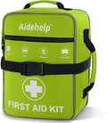 520 Pieces Premium First Aid Kit - Large Emergency Medical Kit for Survival, Car, Home, Travel, Camping, Backpack, Hiking, School (Green)