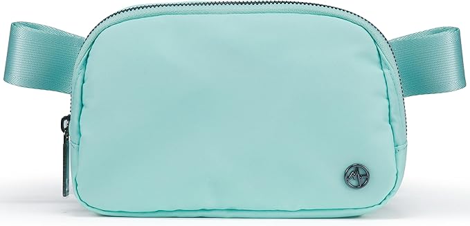 Pander Belt Bag for Women, Fashion Waist Packs, Crossbody Bags, Everywhere Belt Bag with Adjustable Strap (Pale Turquoise).