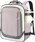 KROSER Laptop Backpack Large Computer Backpack Fits up to 17 Inch Laptop Water-Repellent 40L Travel Backpack Casual Daypack for Business/College/Women/Men-Beige/Dusty Pink/Grey