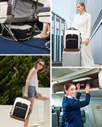 LOVEVOOK Large Travel Backpack for Women, TSA Carry on Backpack for Airplanes, 40L Personal Item Travel Bag for Women fits 17" Laptop,Waterproof Carry on Bag Airplane Approved with 3 Packing Cubes