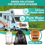 Portable Toilet Gel, Poo Powder for Portable Toilet, Camping Toilet Gel, Pee Powder, Portable Toilet Powder for Outdoor Camping and Hiking Toilet Gel Powder