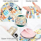 Iioscre Beach Bag for Women, Causal Hobo Pool Bags with Zipper Inner Pocket, Foldable Swim Tote Bag for Vacation Essentials