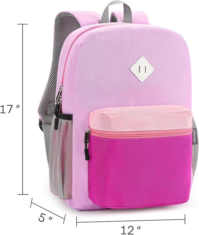 mibasies Kids Backpack for Girls 5-9: Large Girls Backpack for Elementary School