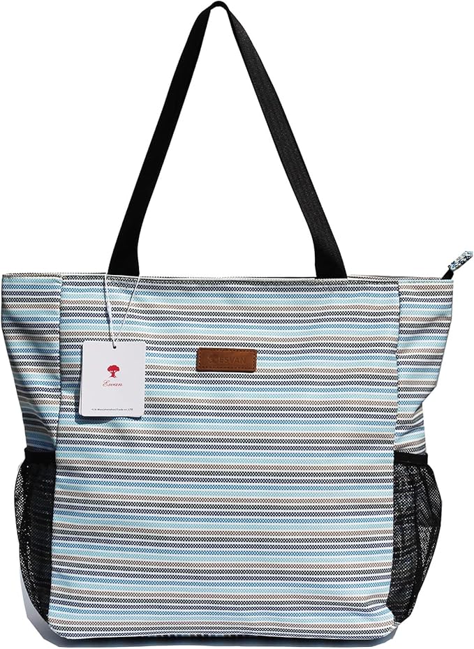 Original Floral Water Resistant Large Tote Bag Shoulder Bag for Gym Beach Travel Daily Bags Upgraded