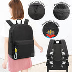 SUPACOOL Casual Laptop Backpack for Men and Women, Backpack for College, USB Charging Port, Lightweight Pack Back