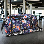 Gym Duffle Bag Backpack with Shoe Compartment,4 ways Travel Backpack for Women and Men,Multi-Functional Weekender bag with Waterproof Layer&Laptop Compartment for Fitness, Travel,Camping