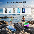 Ekrist Upgraded Portable Charger 40800mAh Power Bank - Portable Battery with 2 Built in Cables,PD 25W USB C Fast Charging Battery Pack Compatible with iPhone 17 16 15 14 13 Android Phone etc-Black