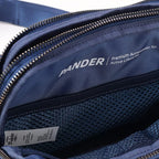 Pander Everywhere Belt Bag for Women, 5 Zipper Pockets Nylon Crossbody Fanny Pack Purse (Blue Perennial)